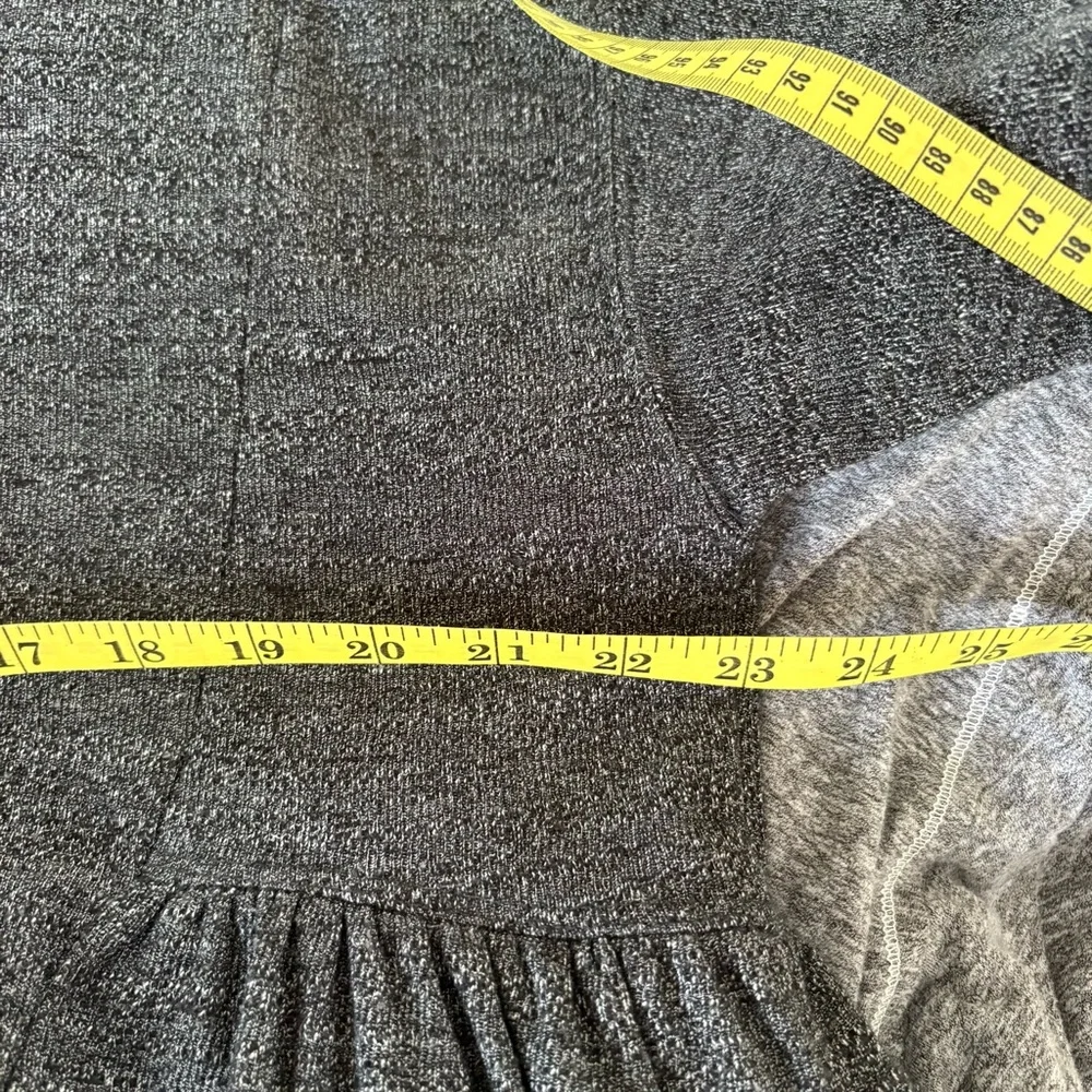 Free People Beach Slouchy Lounge Comfy‎ Oversized Cover Up Dress Gray XS Coastal